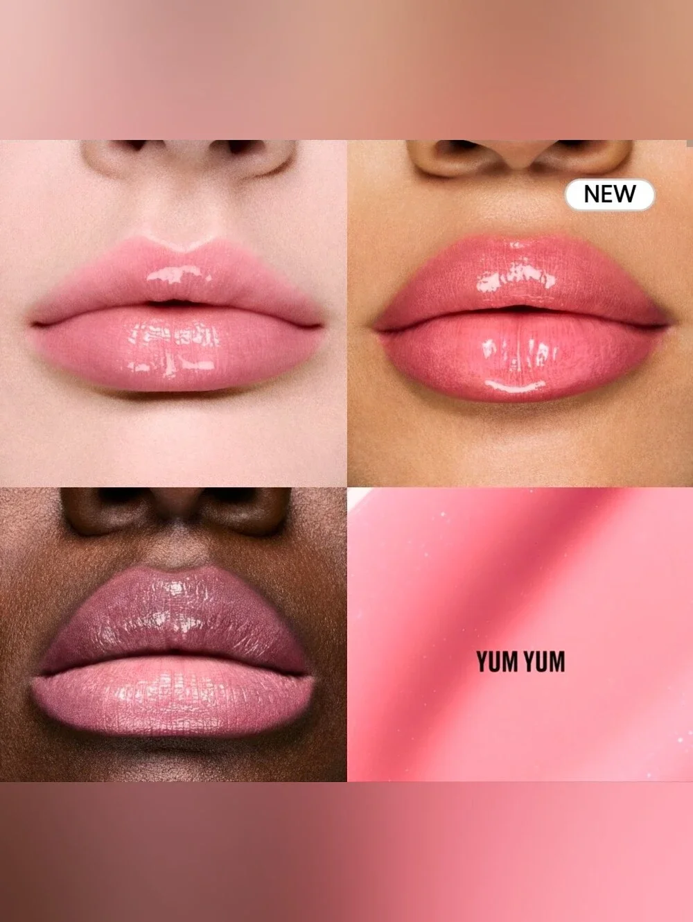 MAC Lipglass Cushion High-Pigment Lip Oil 236 YUM YUM. BNIB